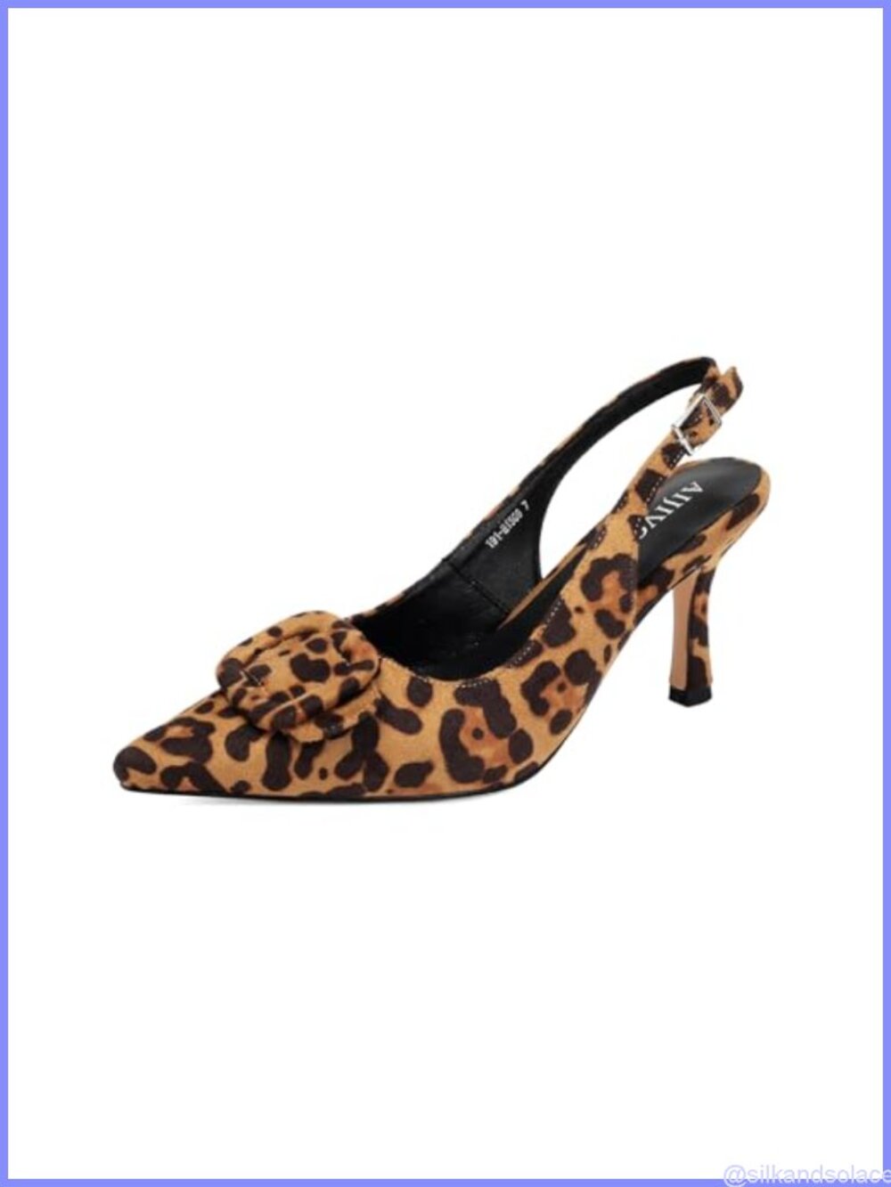 Womens Pointed Toe Slingback Kitten Heels Slip On Pumps Formal Dress Shoes